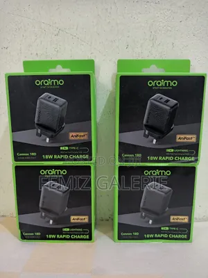 Oraimo Cannon 18D 18W Type-C/ Lightning Wall Charger Kit