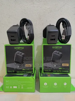 Oraimo Cannon 18D 18W Type-C/ Lightning Wall Charger Kit