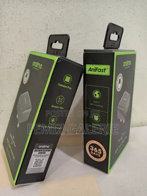 Oraimo 20w Powercube Charger + C-to-C/C-to-Lightning Cable