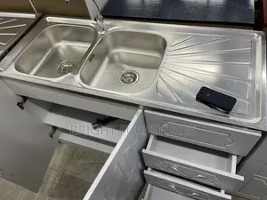High Quality Kitchen Cabinets With Stainless Steel Sink