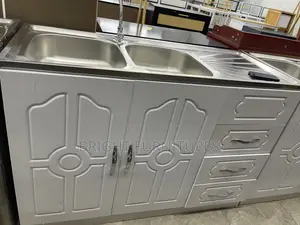 High Quality Kitchen Cabinets With Stainless Steel Sink