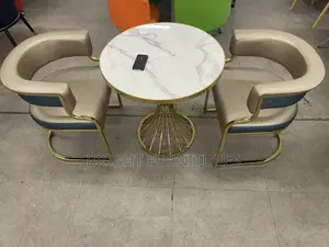 High Quality Modern Marble Dining Sets With Two Chairs