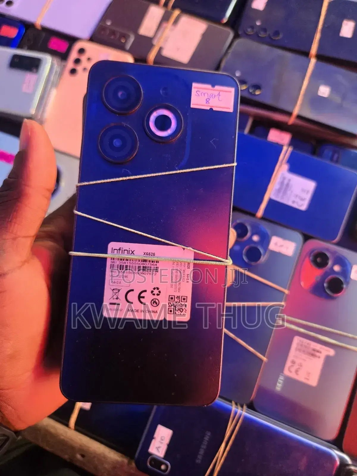 New Infinix Smart 8 64 GB Black