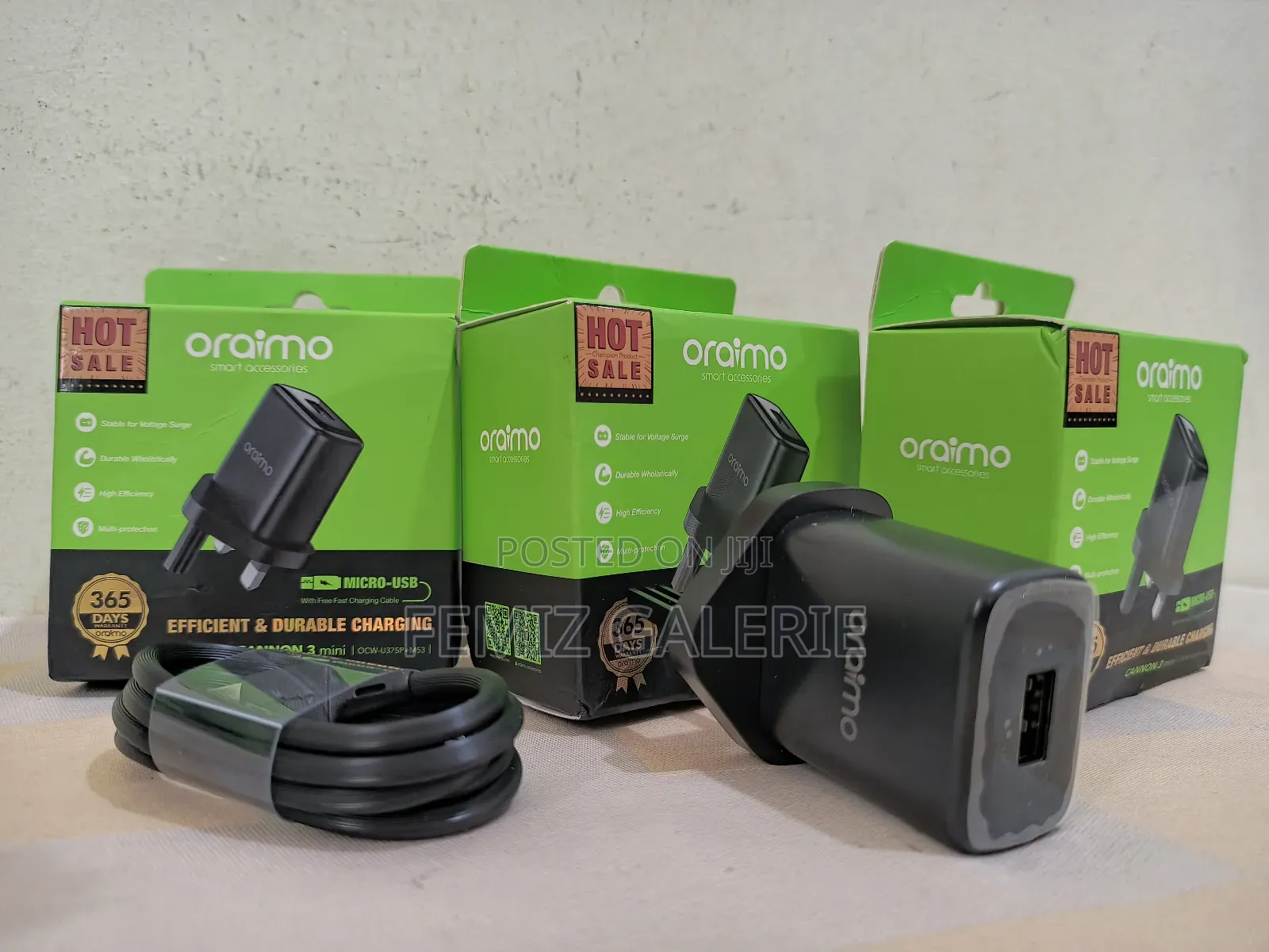 Oraimo Cannon 3 5W USB-A to Mini-Usb Wall Charger