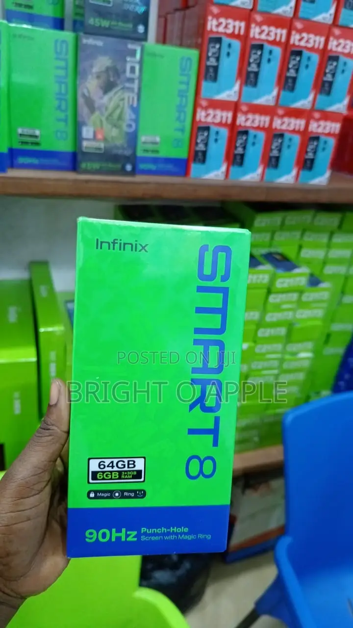 New Infinix Smart 8 64 GB Black