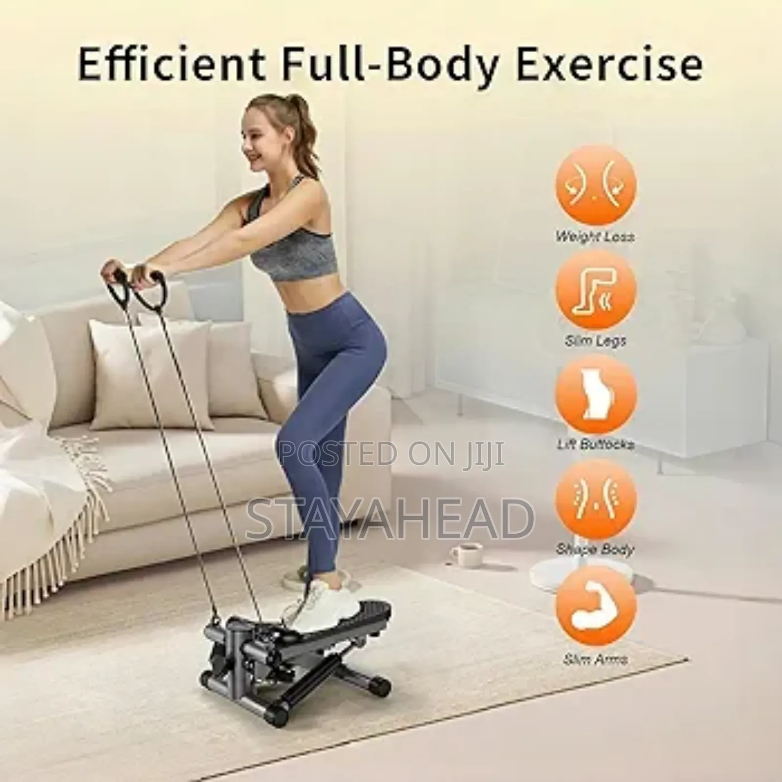 Mini Stepper – 300lbs Capacity for Safe Effective Exercise