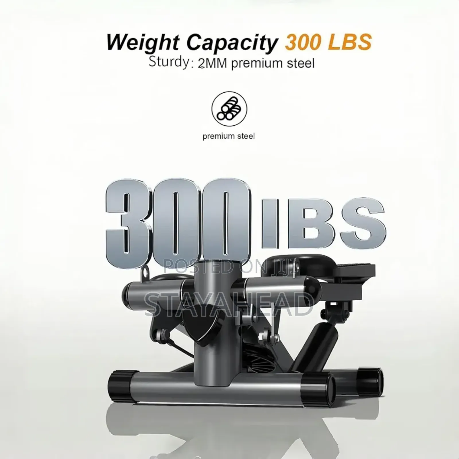 Mini Stepper – 300lbs Capacity for Safe Effective Exercise