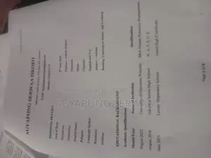 Clerical Administrative CV