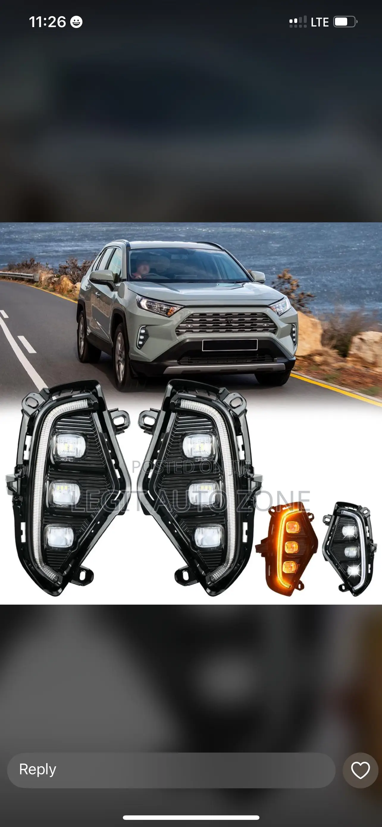 Toyota RAV4 2018,2019,2020,2021 LED Fog Light