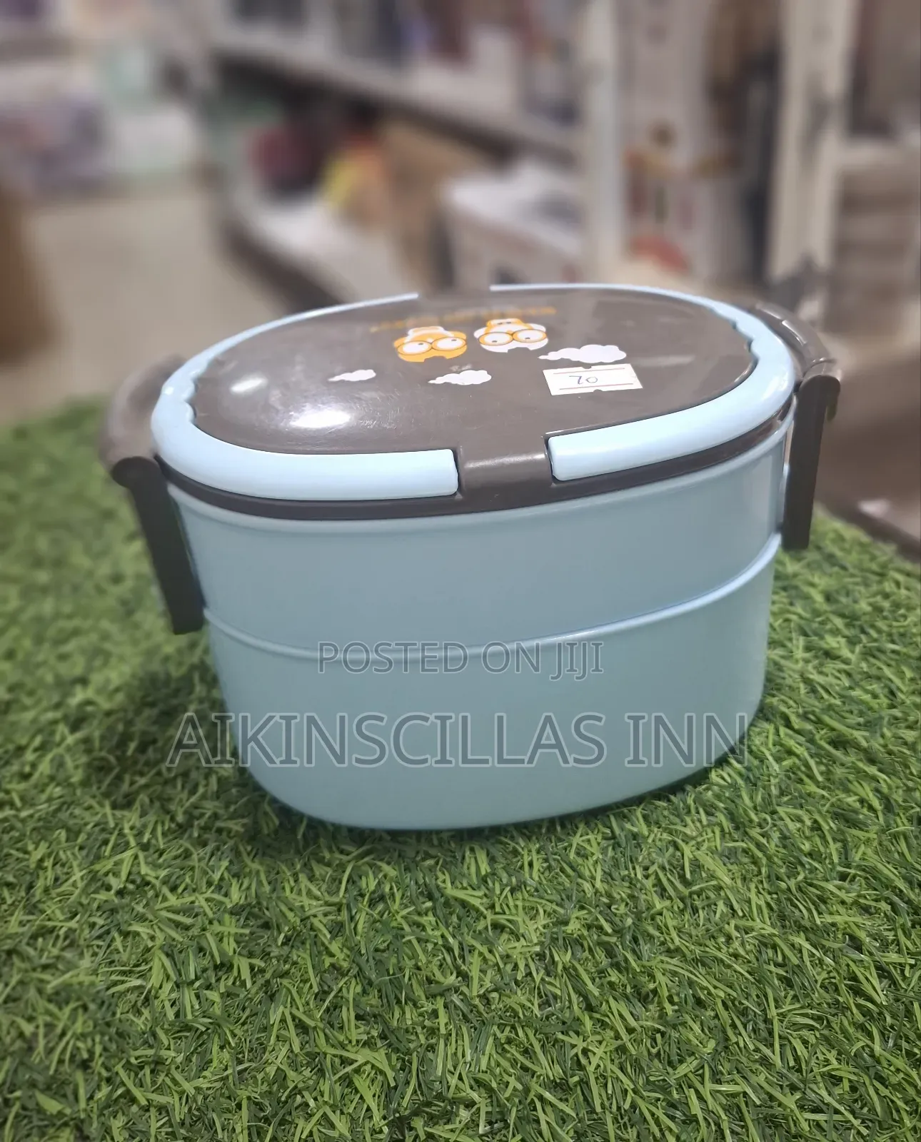 2 Tier Plastic Plastic Lunch Bowl