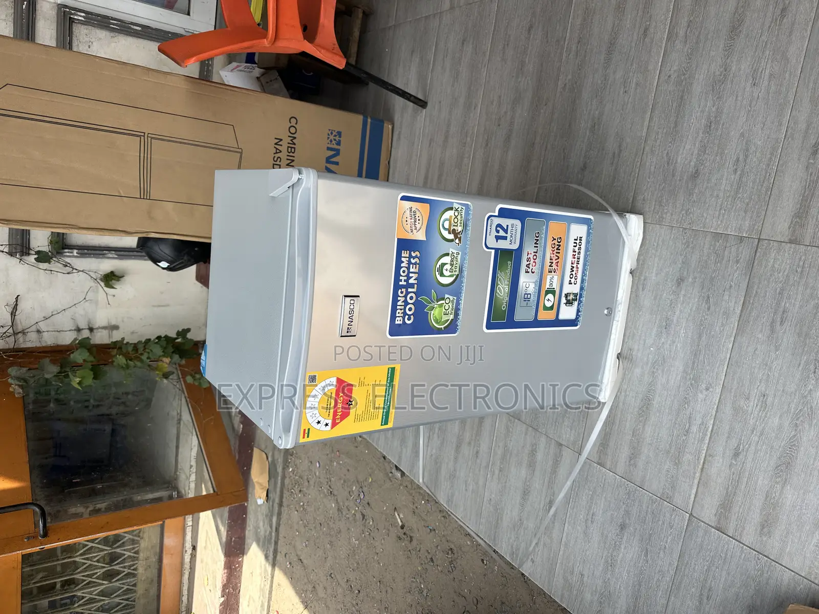 Get Anew Grey Nasco Single Door Fridge