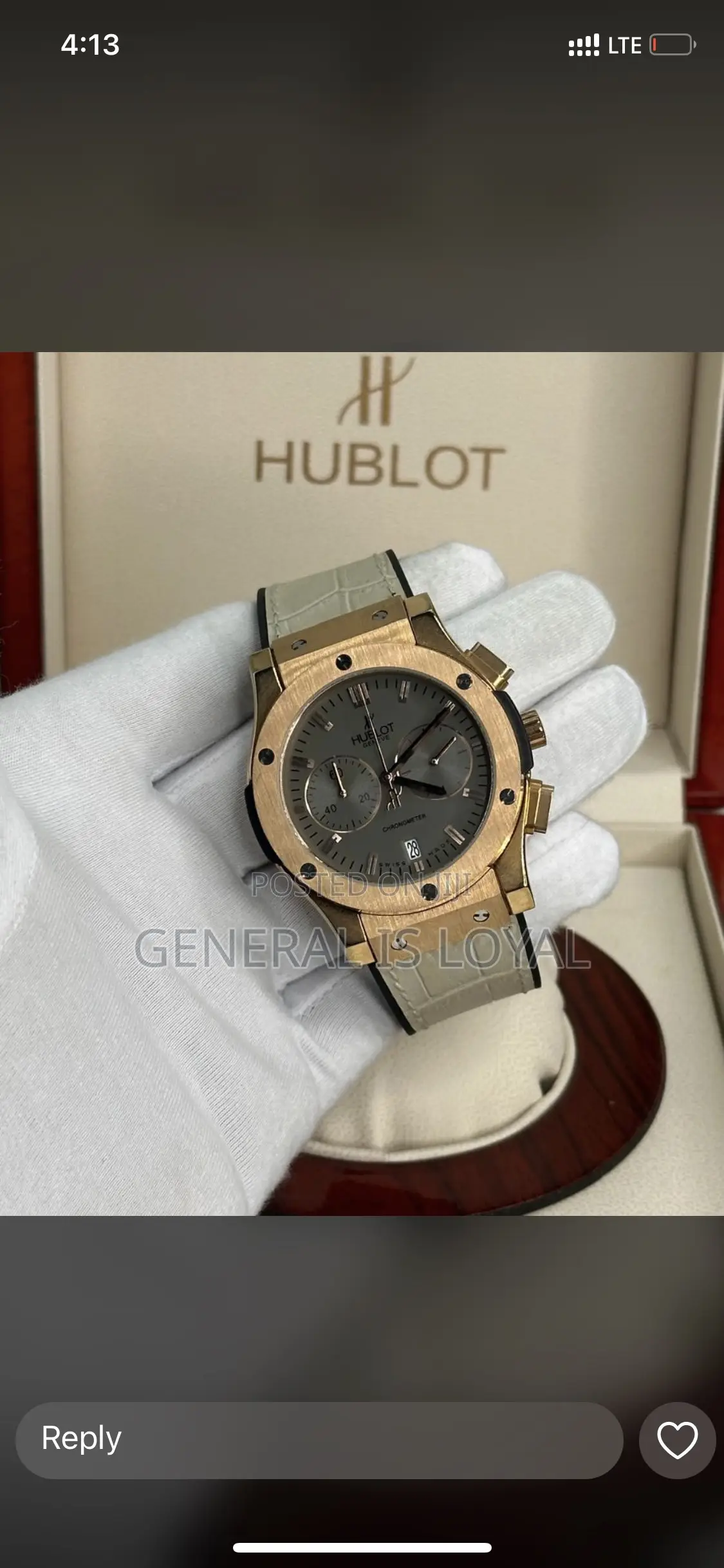 Hublot Rubber Strap / Leather Strap