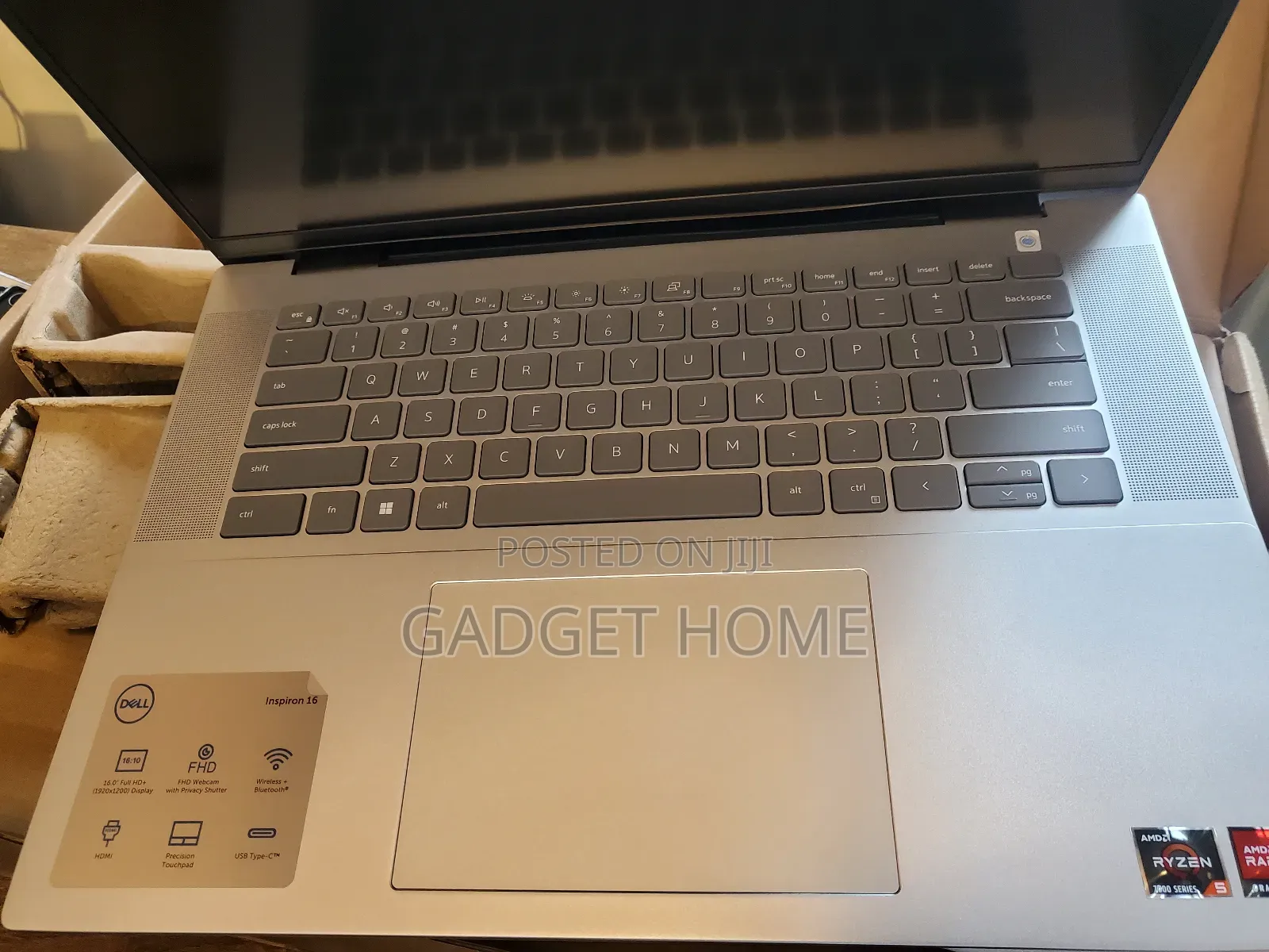 New Laptop Dell Inspiron 16 5620 8GB AMD Ryzen 5 SSD 512GB