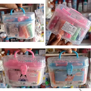 Kids Play Dough in a Container With Moulding Things