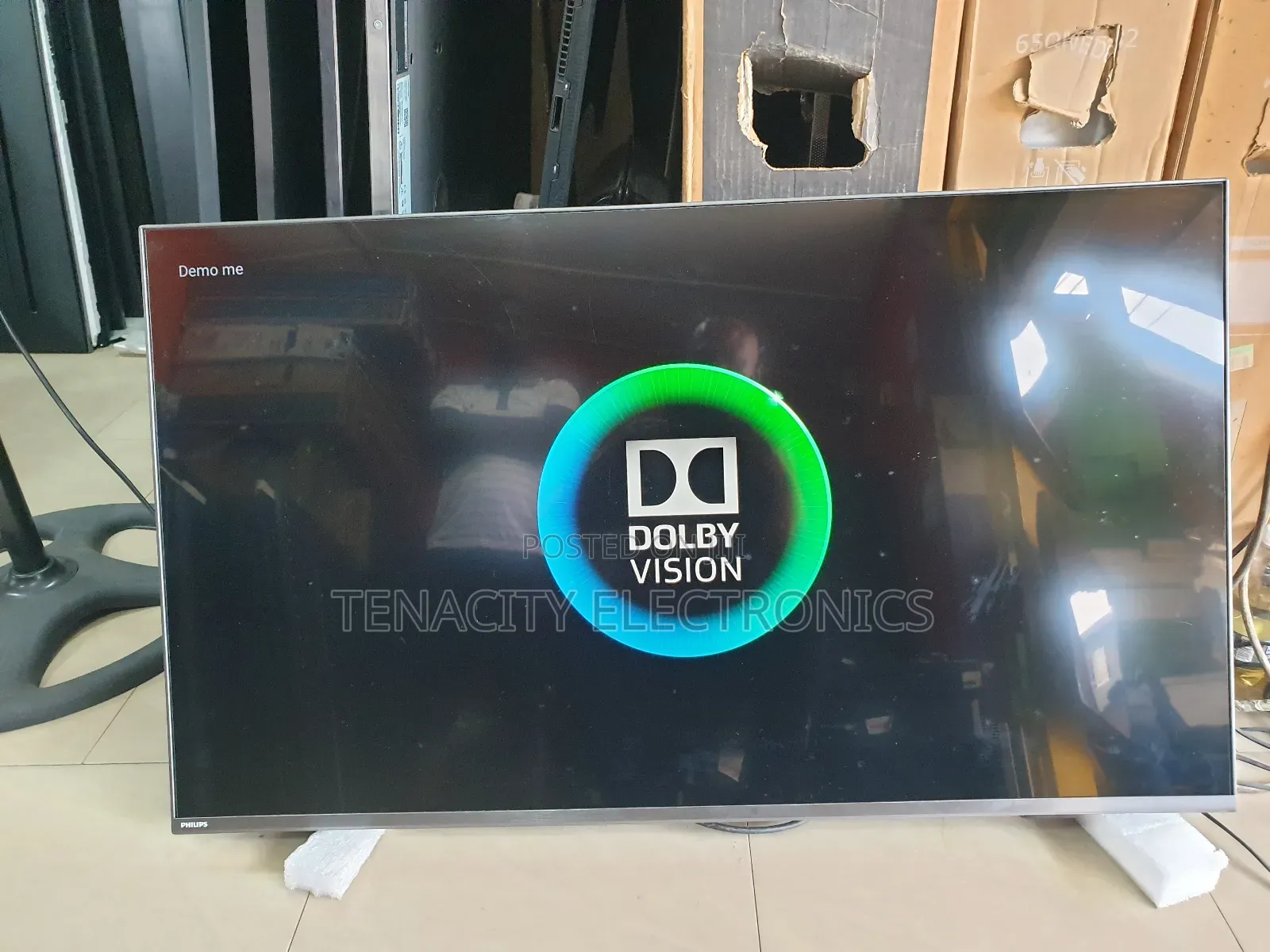 Android 43"Philips Uhd HDR Edgeless Smart Satellite Tv