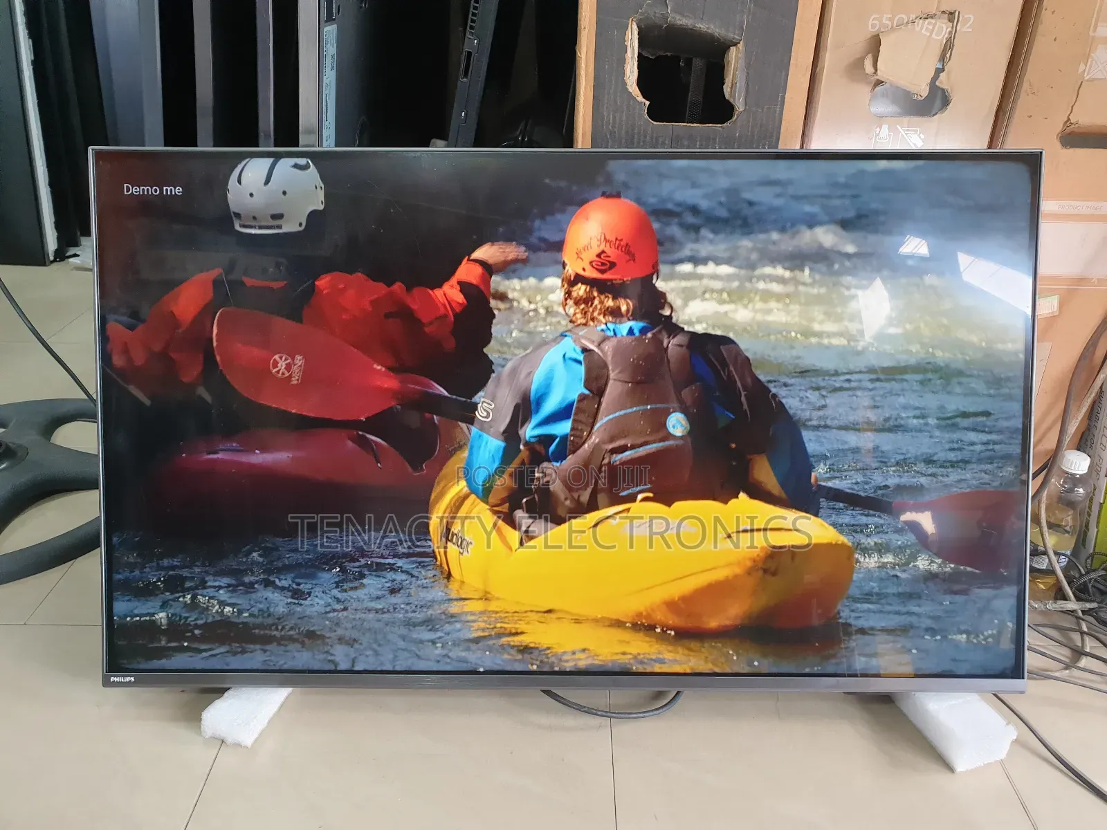 Android 43"Philips Uhd HDR Edgeless Smart Satellite Tv