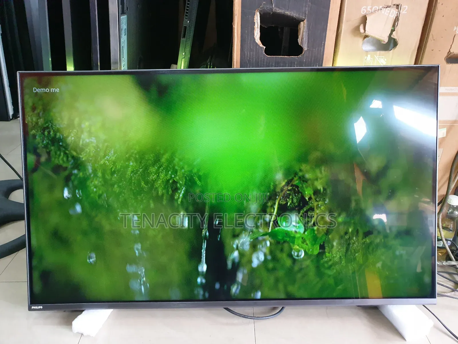 Android 43"Philips Uhd HDR Edgeless Smart Satellite Tv