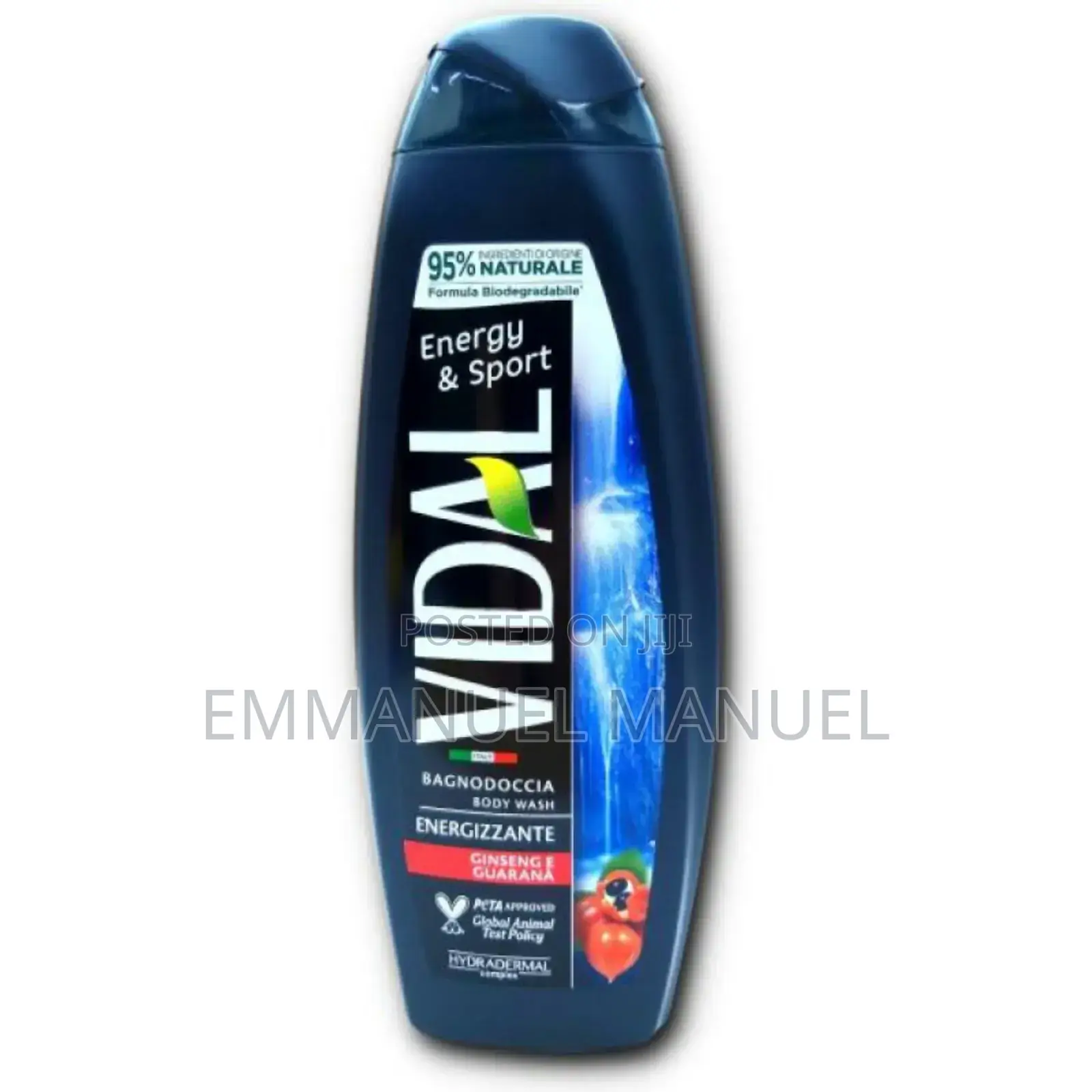 Shower Gel Vidal - 95% Natural