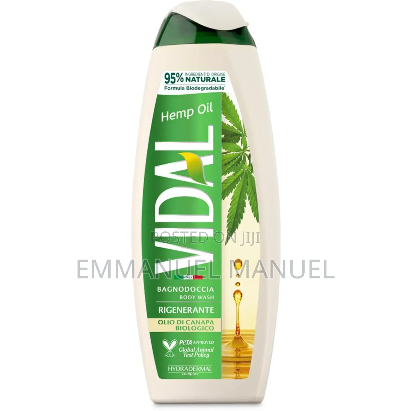 Shower Gel Vidal - 95% Natural
