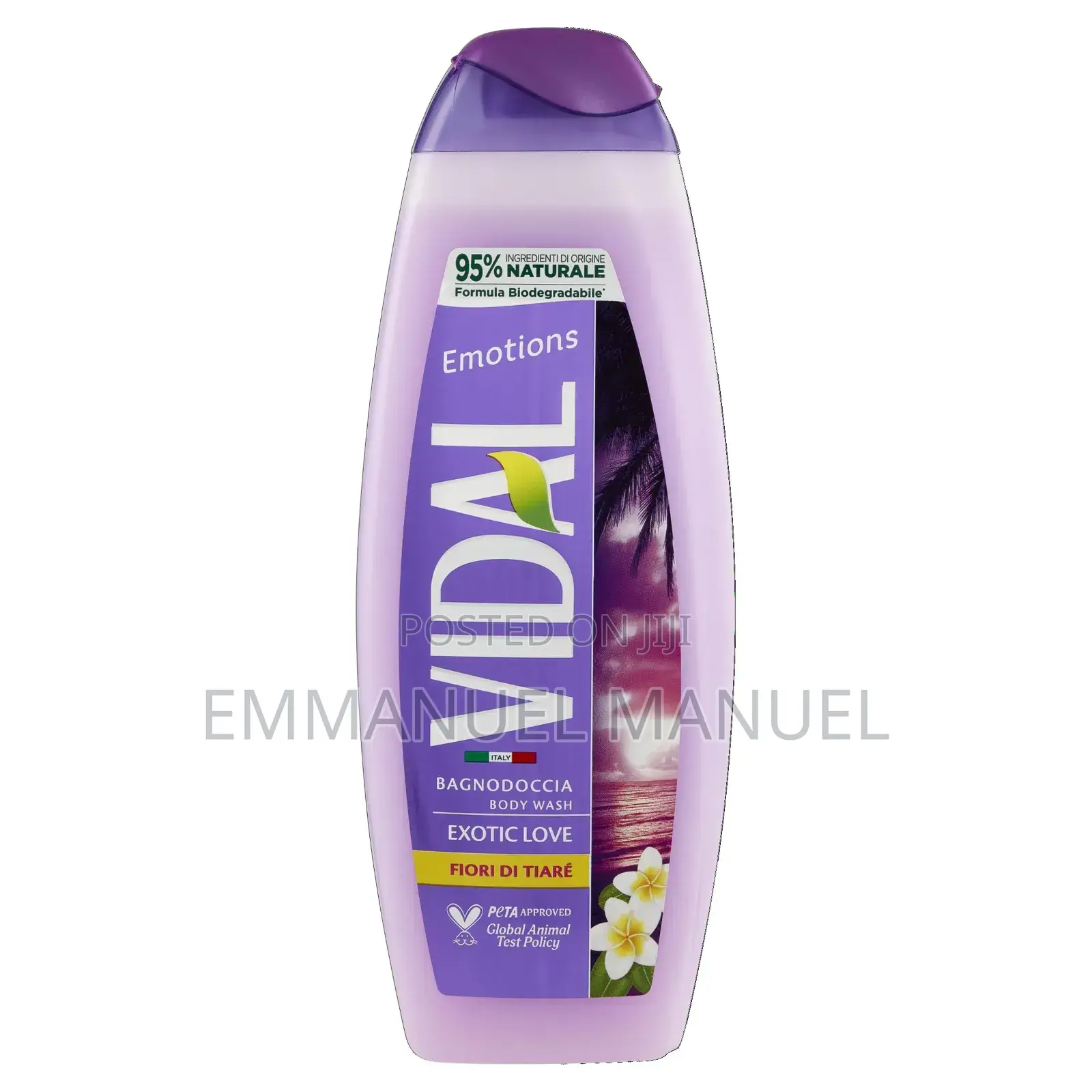 Shower Gel Vidal - 95% Natural