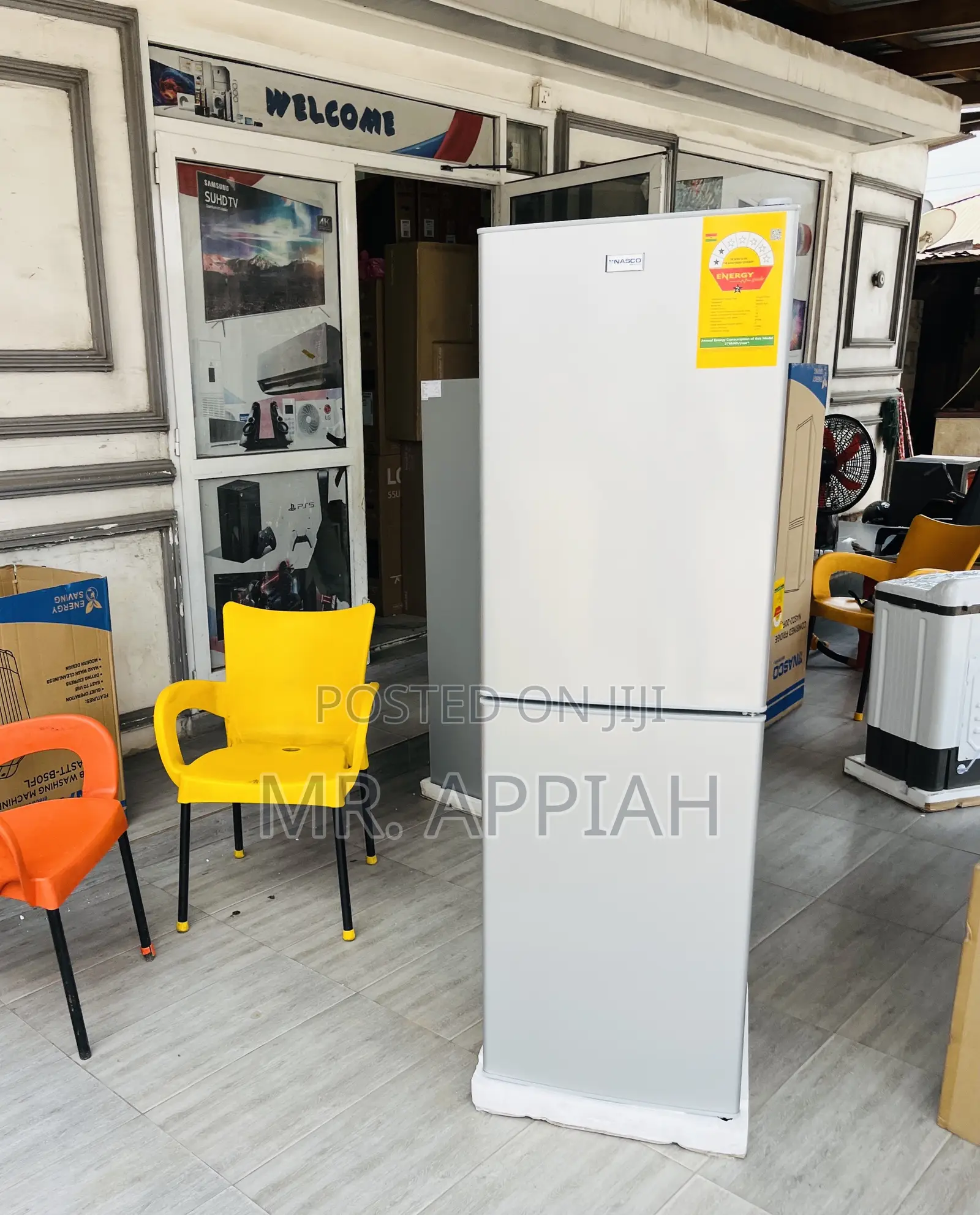 Fantastic Nasco D2-24fl Electric Refrigerator(Gray)