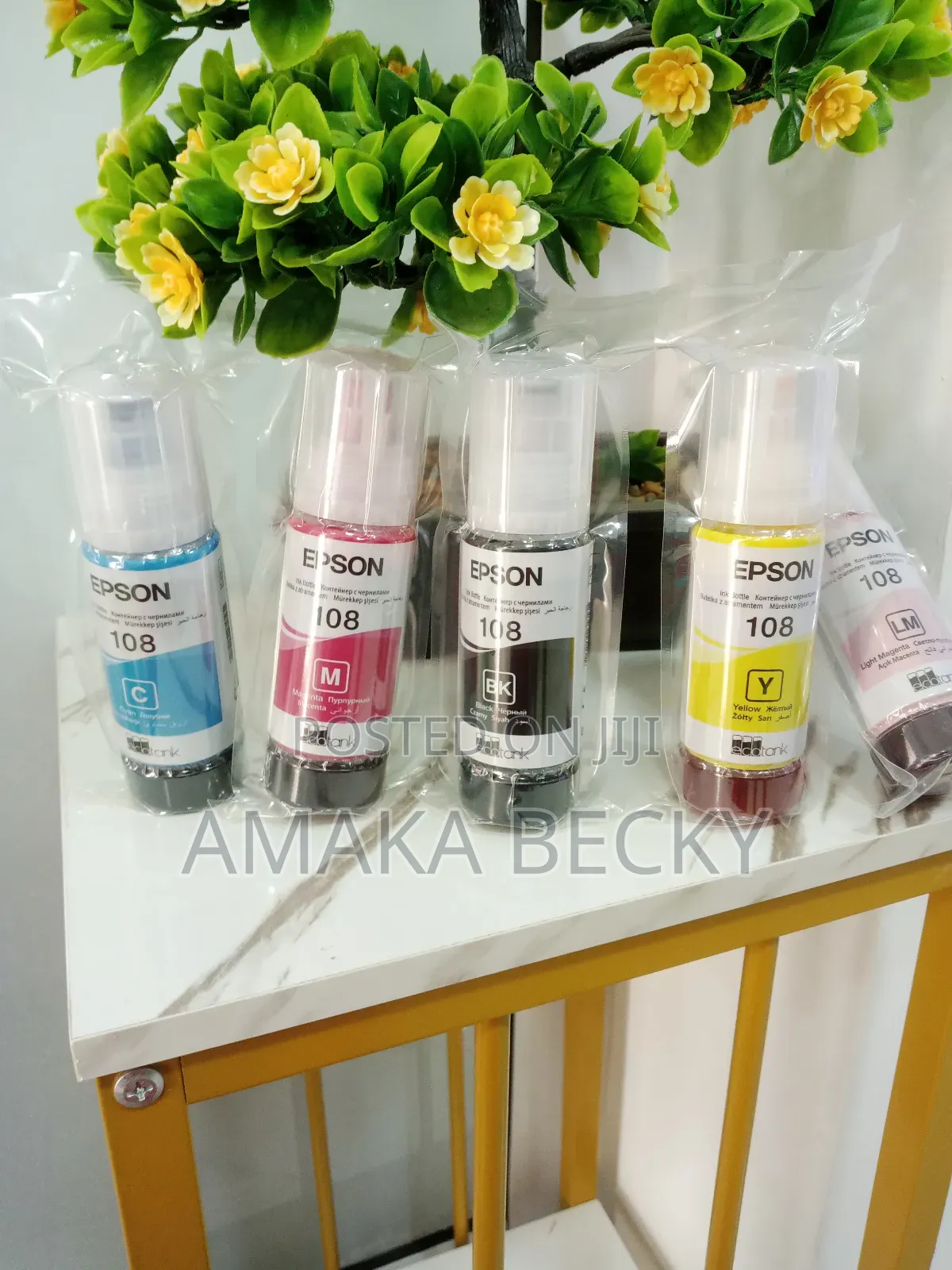Epson Eco Tank Original 108 Dye Ink Complete