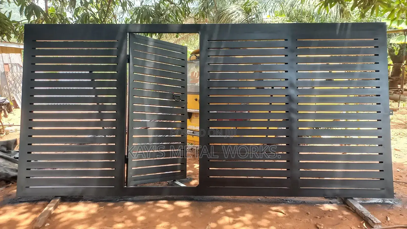 Galvanized Metals Gate