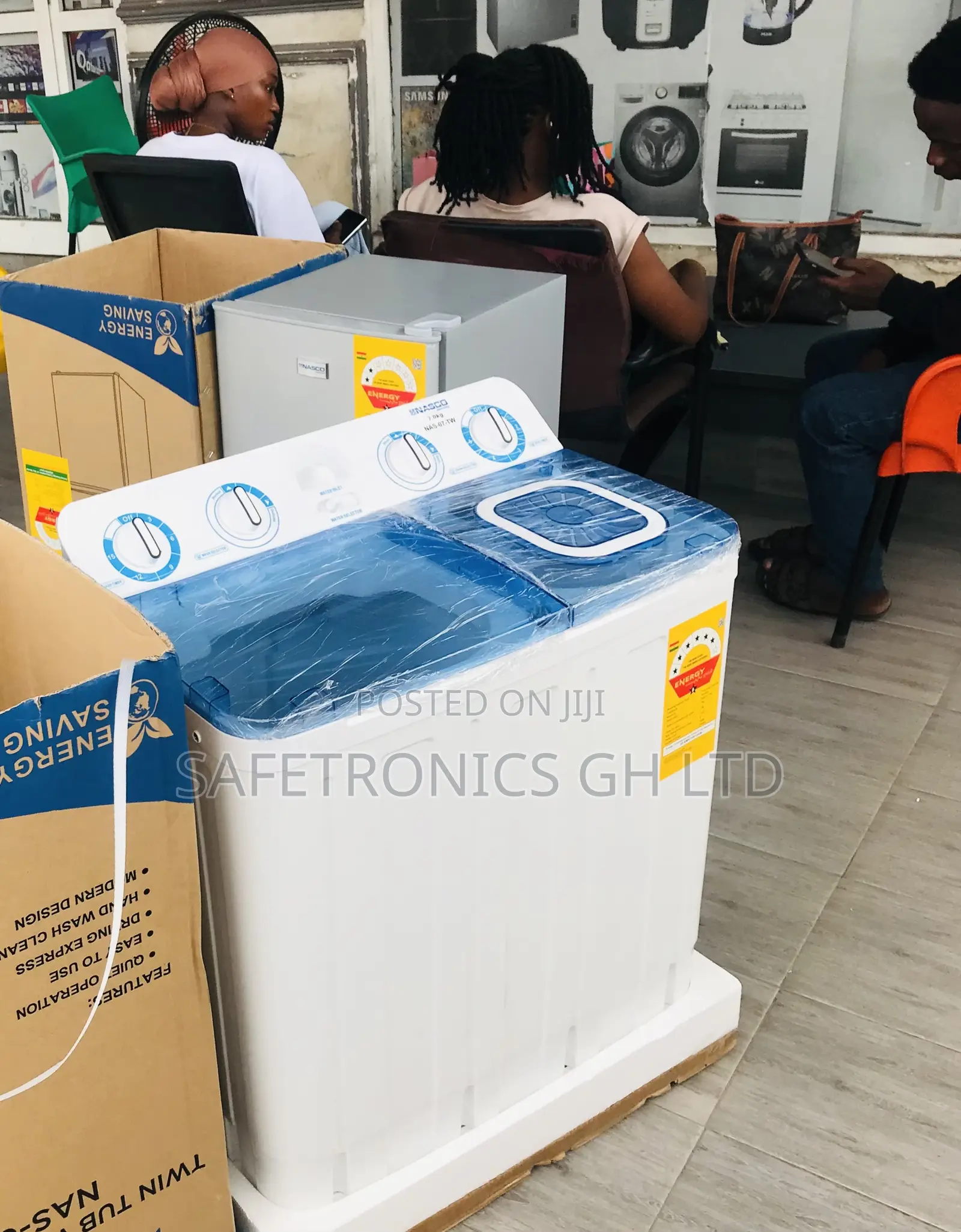Grab Nasco Wash Spin 7.0kg Twintub Topload Semiauto Washer