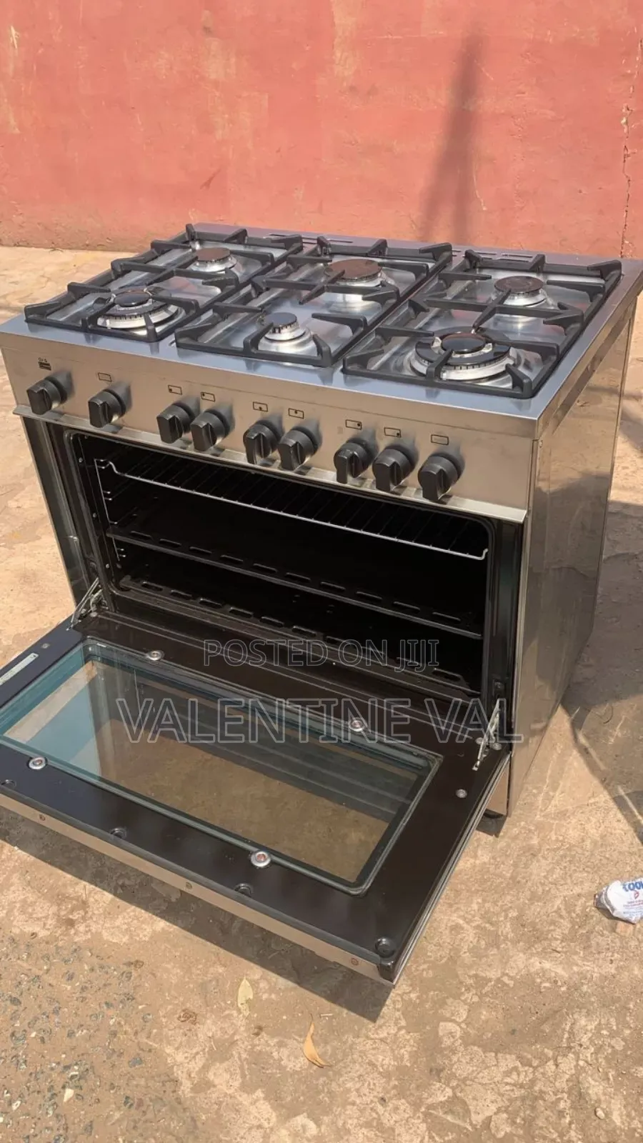 Full Stainless Steel 5 Burners Delonghi Cooking Stove