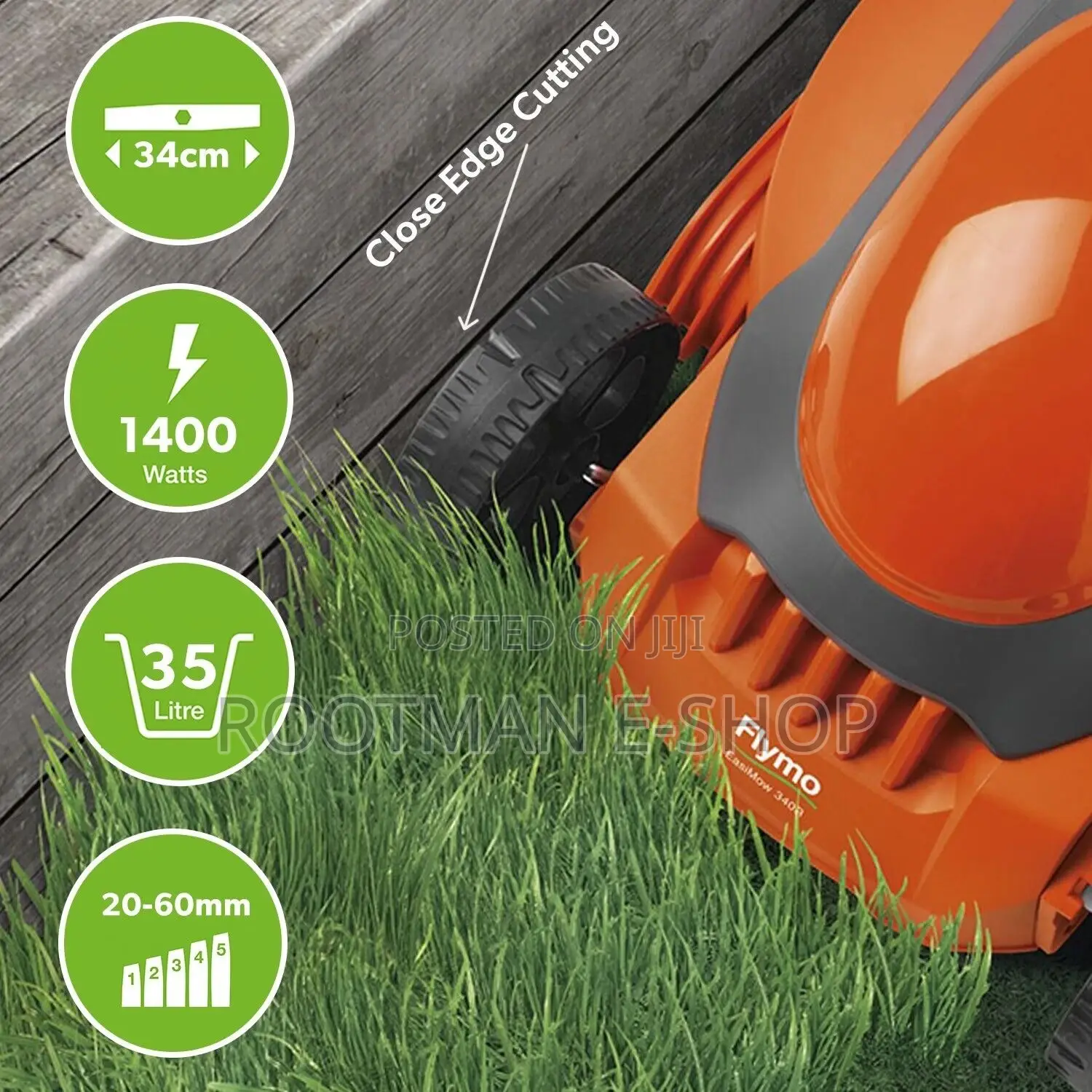 Flymo Simplicompact 300 Wheeled Electric Lawnmower