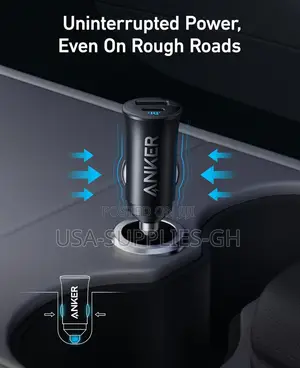 Anker 30w 2-Port Super Fast Car Charger Adapter - From Usa