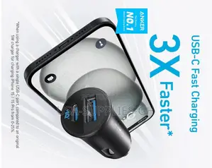 Anker 30w 2-Port Super Fast Car Charger Adapter - From Usa