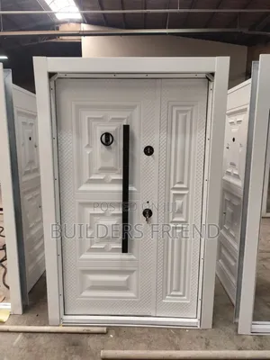 All White Full Metal Heavy Secured Turkish One and Half Door