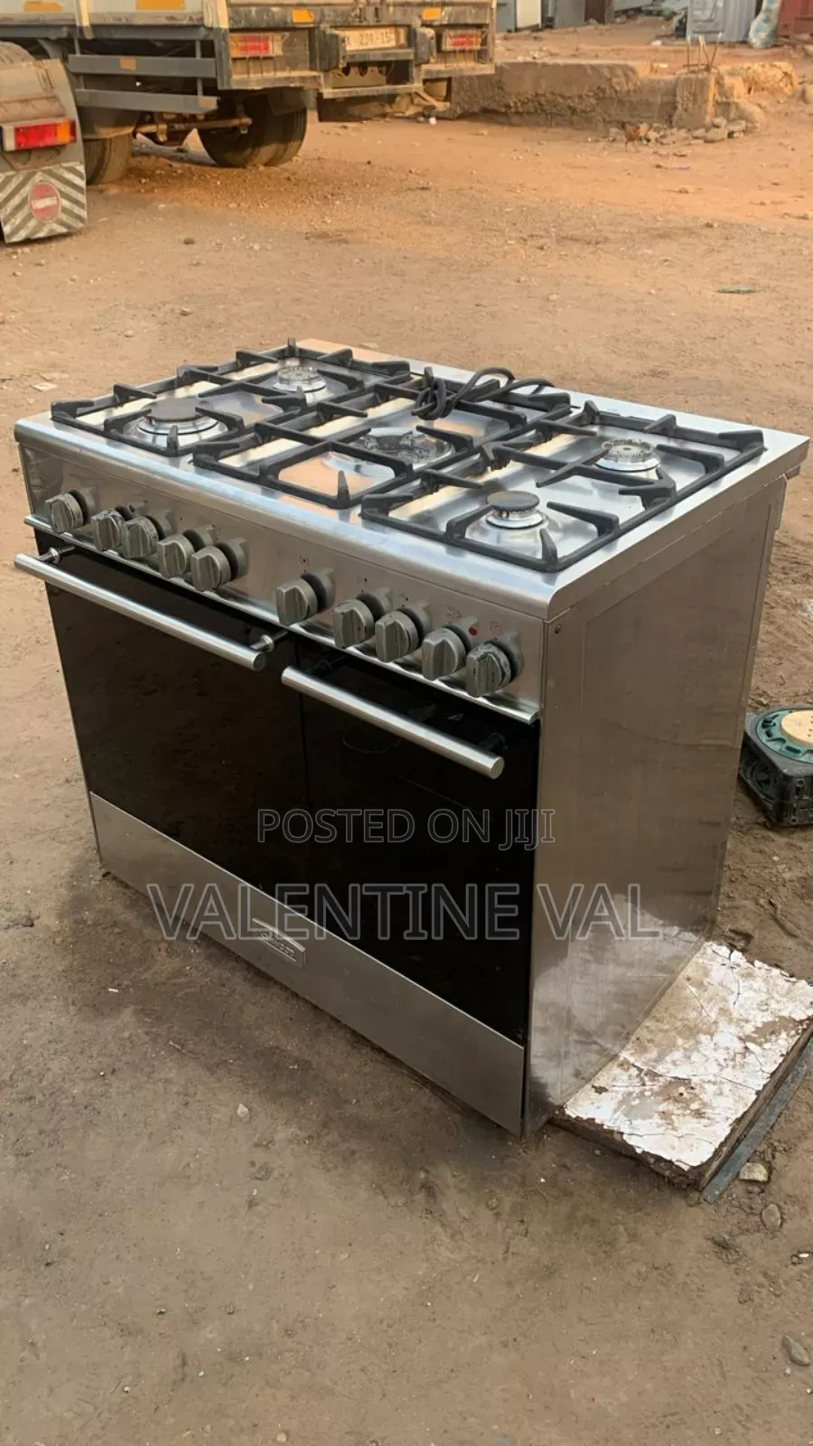 Kenwood 5 Burners Gas Cooking Stove Pure STAINLESS STEEL