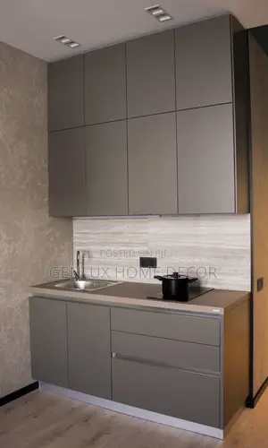 Minimalist Matte-Finish Kitchen Cabinets for a Modern Touch