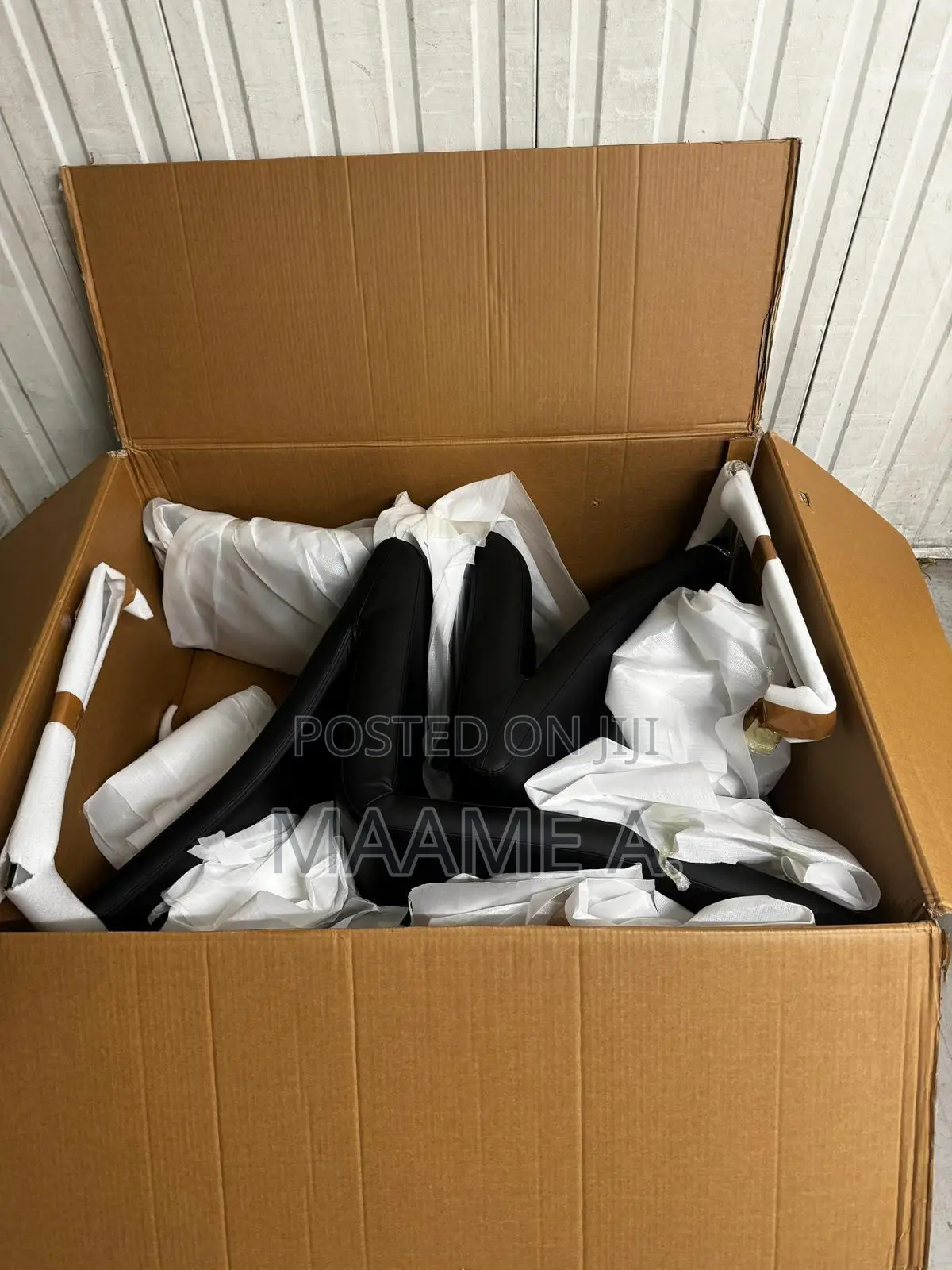 2 Black Dining Chairs