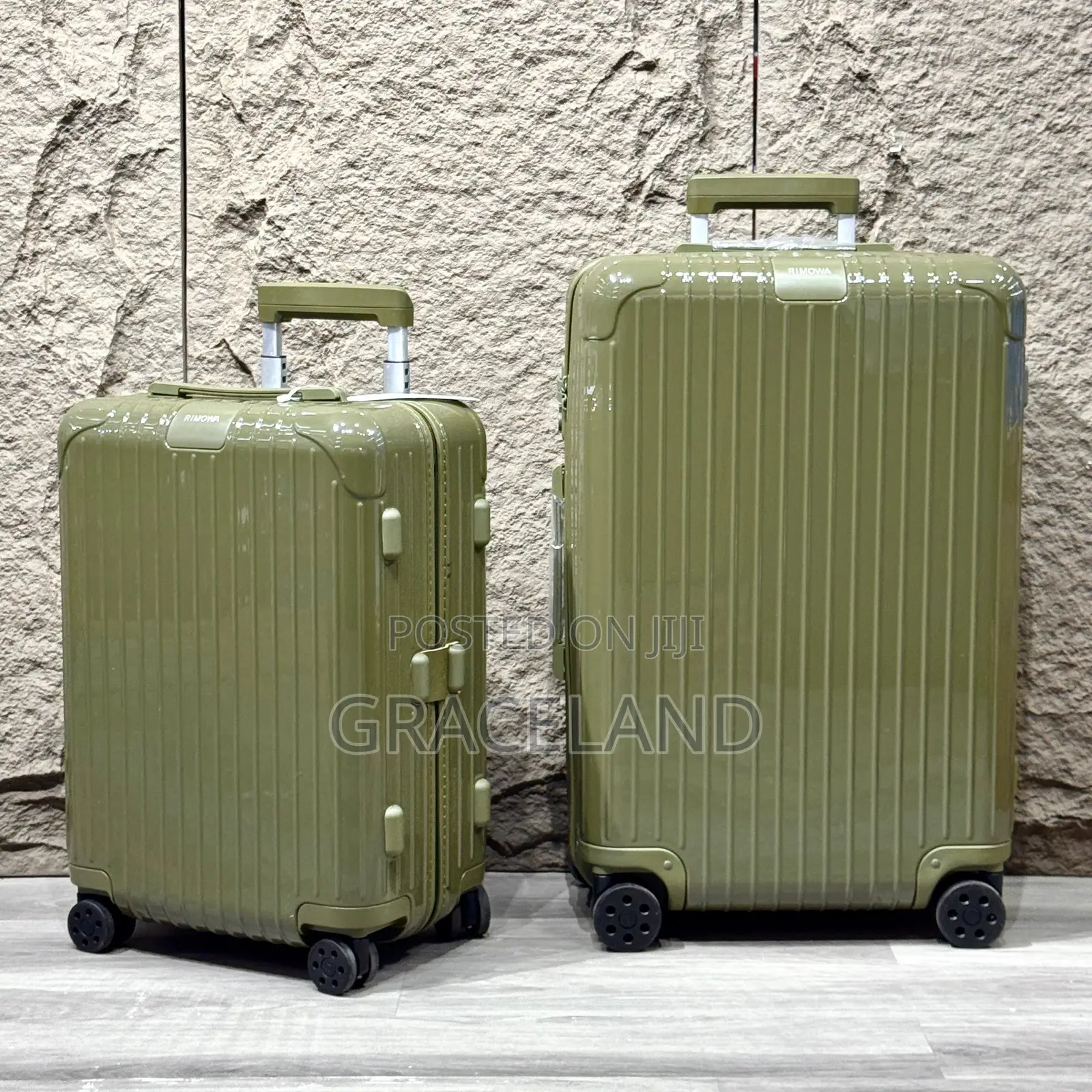 Original Fiber Luxury Rimowa Anti- Crack Suitcase Set 2