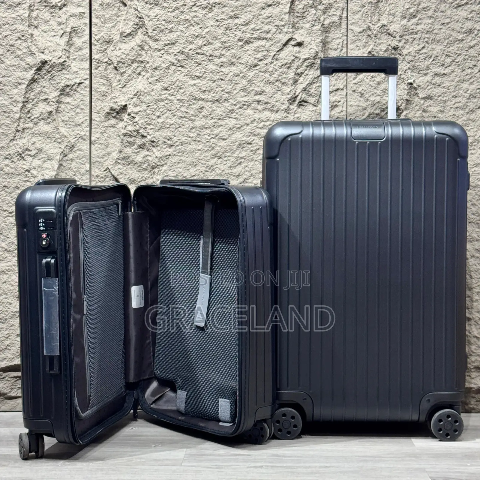 Original Fiber Luxury Rimowa Anti- Crack Suitcase Set 2