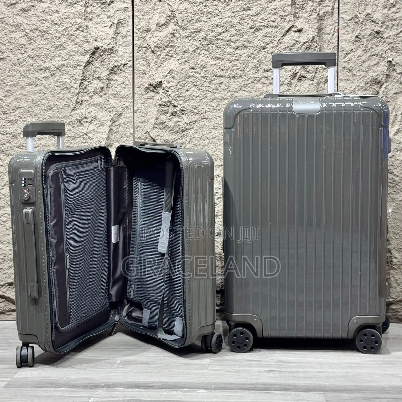 Original Fiber Luxury Rimowa Anti- Crack Suitcase Set 2