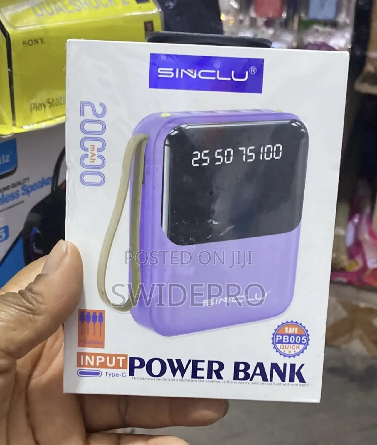 Sinclu20,000mah Capacity Power Bank