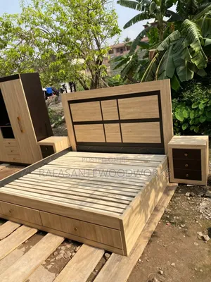 Raf Wardrobes and Bed Frame With Laminated Plywood or MDF