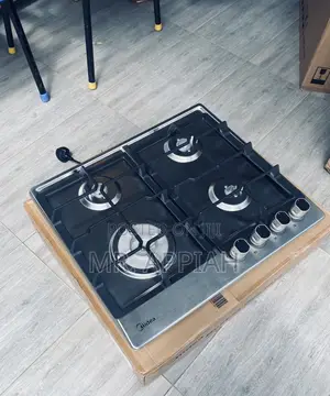 Quiet and Efficient Midea 60G40ME 60cm 4 Gas Hob.