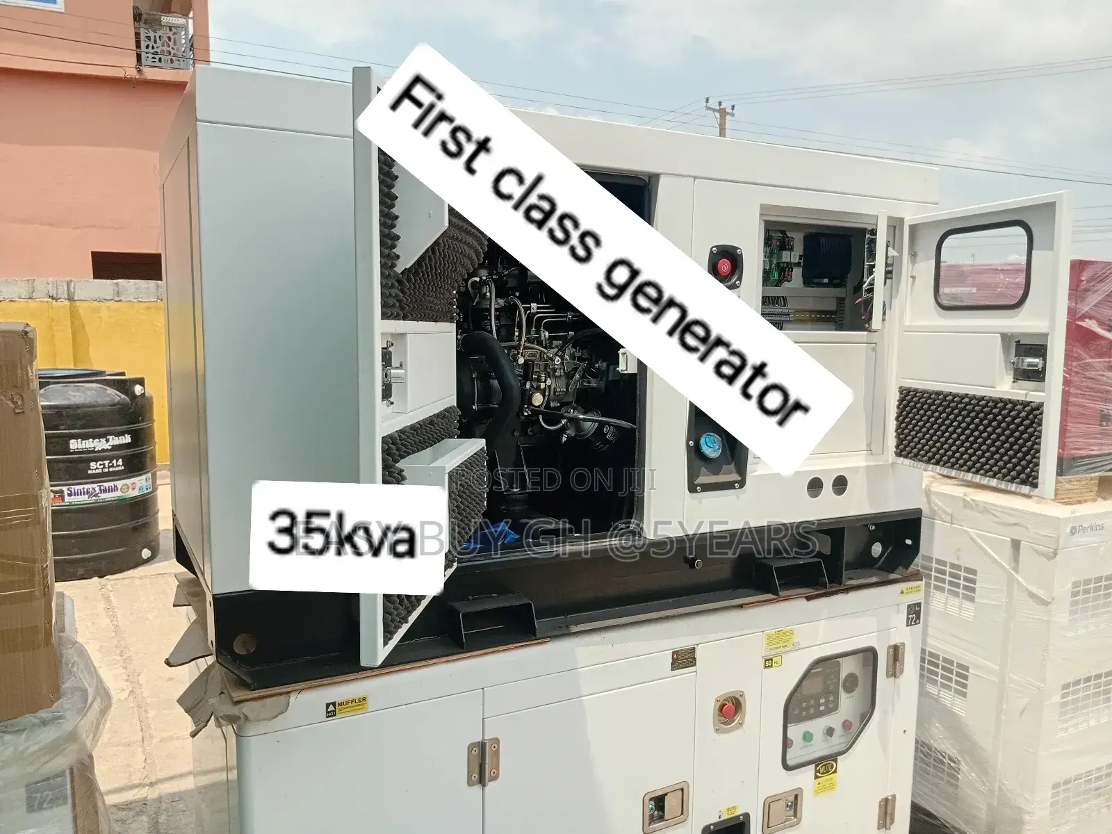 Spectacular 35kva Perkins Diesel 30000watts Uk Standard Gen