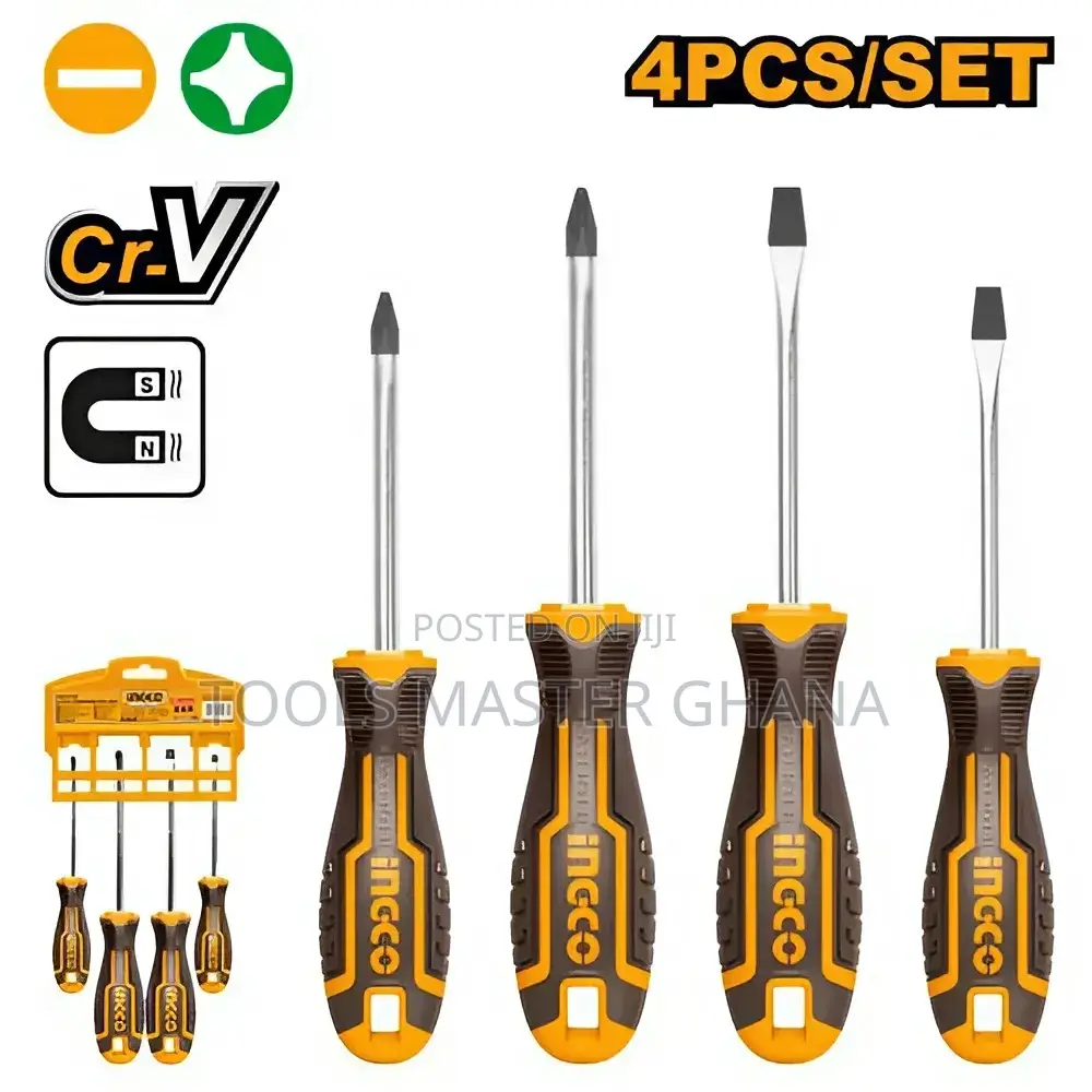 4 Pcs Screwdriver Set - Hksd0428