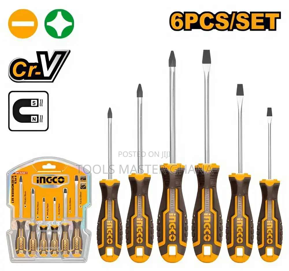 6 Pcs Screwdriver Set - Hksd0628