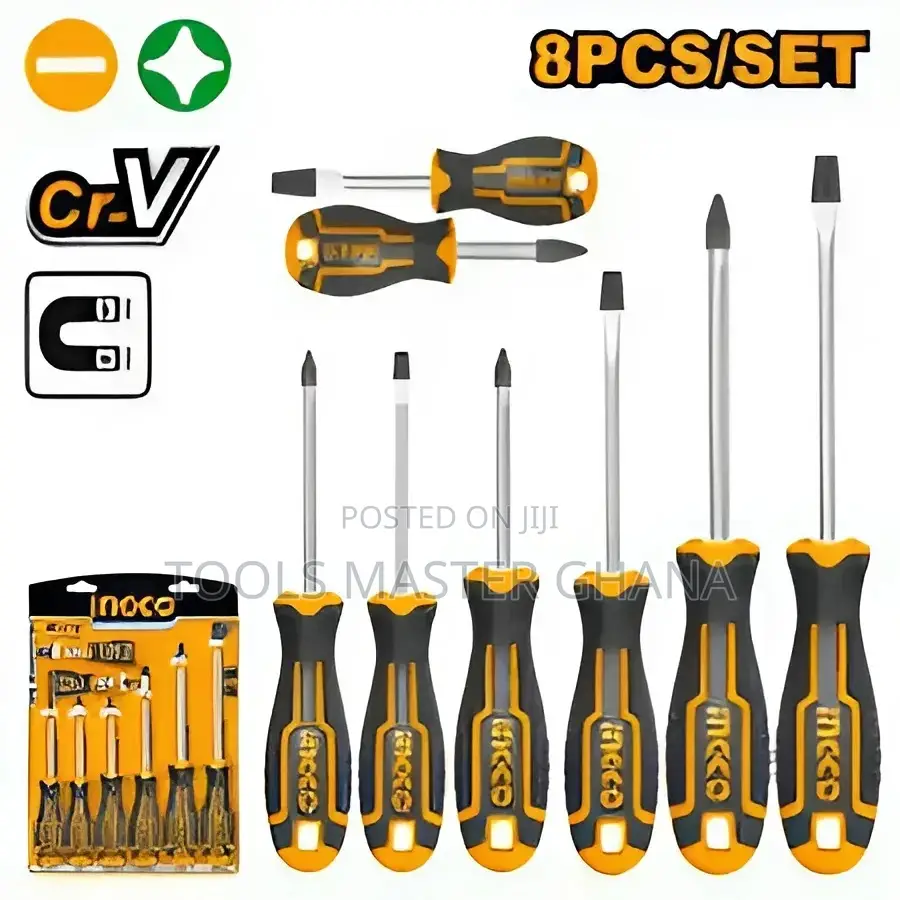 8 Pcs Screwdriver Set - Hksd0828
