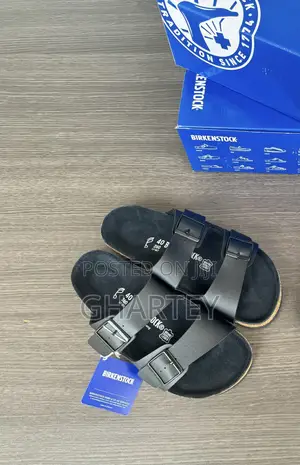All Black Arizona Fashion Birkenstock Sandal
