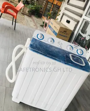 Designed Spin Timer Topload Semiauto Twintub Nasco 7kg