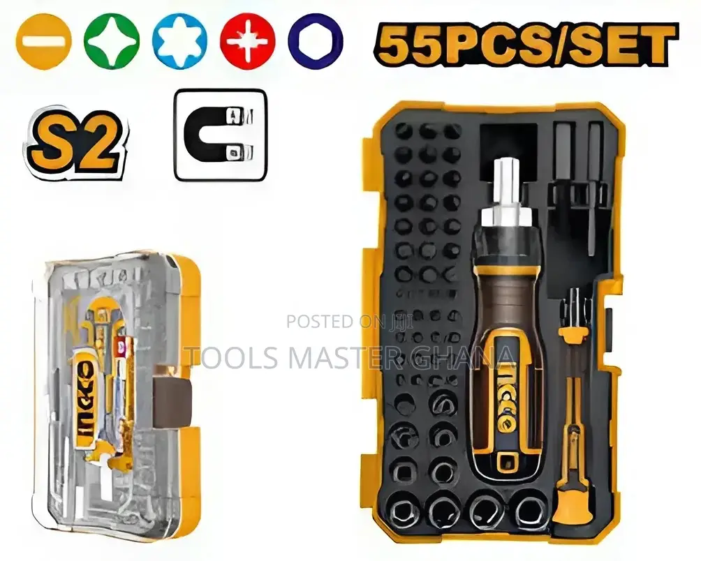 55 Pcs Screwdriver Bits Set - Hksdb0558