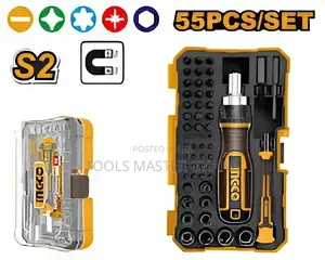 55 Pcs Screwdriver Bits Set - Hksdb0558
